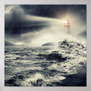 Affiche Balise de phare