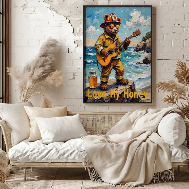 Affiche Ballade de front de mer : Ours de la mer (Créateur téléchargé)