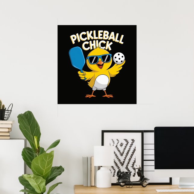 Affiche Balle de pickle Balle de pickle Chick (Bureau à domicile)