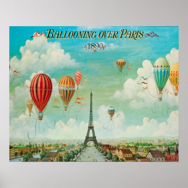 Affiche Ballerie au-dessus de Paris (Devant)