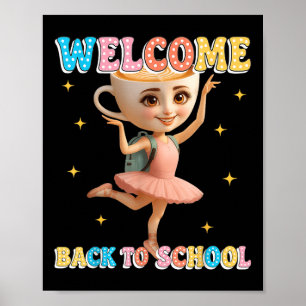 Affiche Ballerina Cappuccina Italian Brainrot Bienvenue