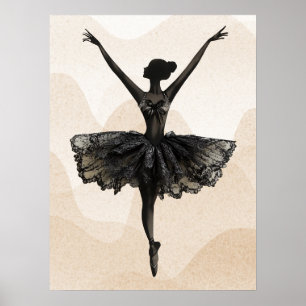 Affiche Ballerina Dancer Ballet Art