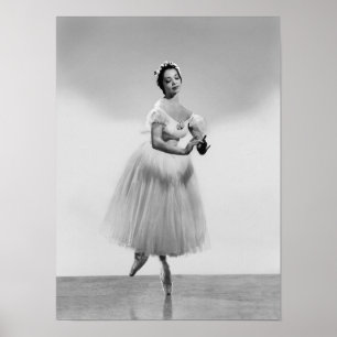 Affiche Ballerine Noire