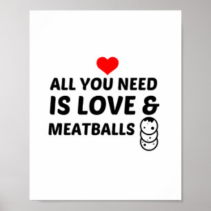 AFFICHE BALLES DE VIANDE ET AMOUR