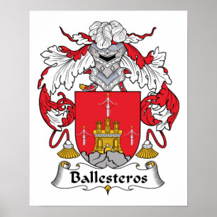 Affiche Ballesteros Family Crest