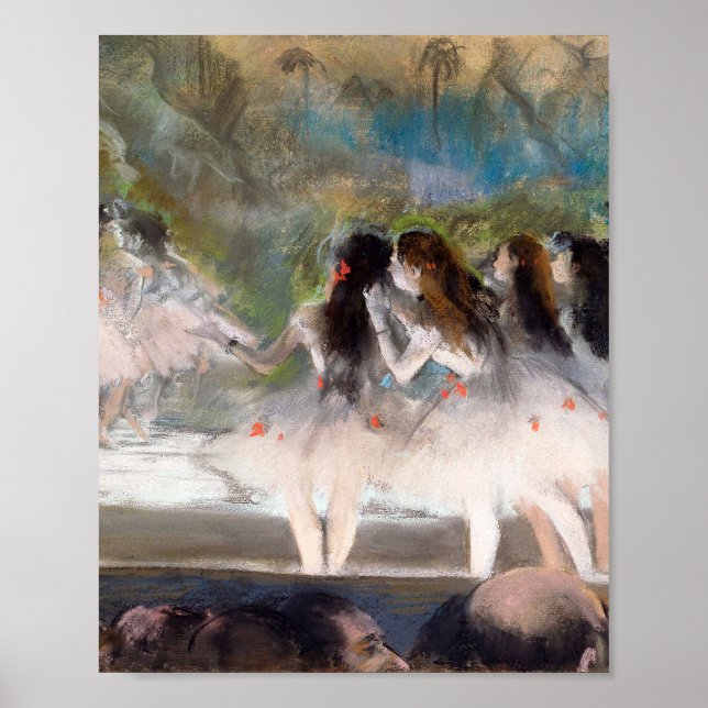 Affiche Ballet à l'Opéra de Paris par Edgar Degas (Devant)