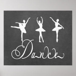 Affiche Ballet de motivation de danse