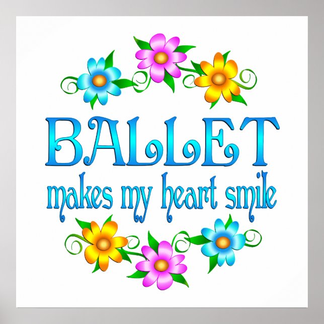 Affiche Ballet Sourires (Devant)
