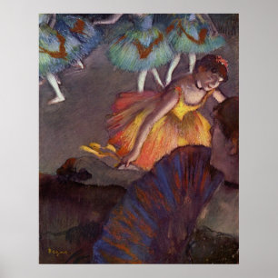 Affiche Ballet vu d'une boîte - Edgar Degas - 1885
