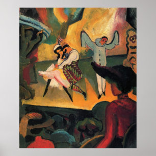 Affiche Ballets Russes, Ballet Russe par August Macke