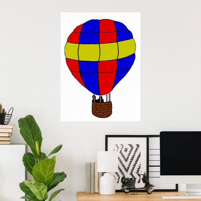 Affiche Ballon à air chaud (Créateur téléchargé)