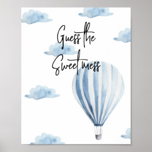 Affiche Ballon à air chaud - Devinez le doux désordre