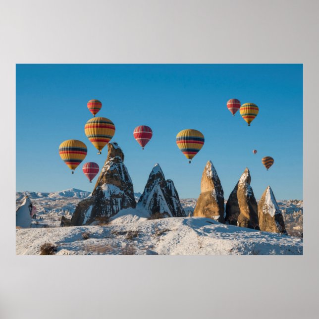 Affiche Ballon à air chaud en Cappadoce (Devant)