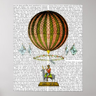 Affiche Ballon à air chaud Zephire