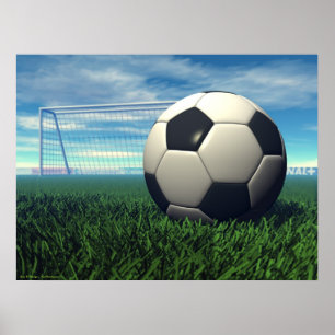 Affiche Ballon de football (le football)
