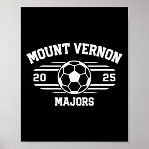 Affiche Ballon de football Mount Vernon Majors 2025