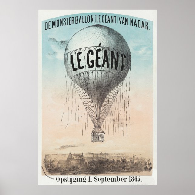 Affiche Ballon géant (Devant)