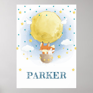 Affiche Ballon gonflable Fox personnalisé