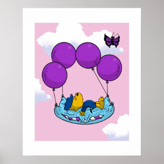 Affiche Ballons oreillers de Ferald