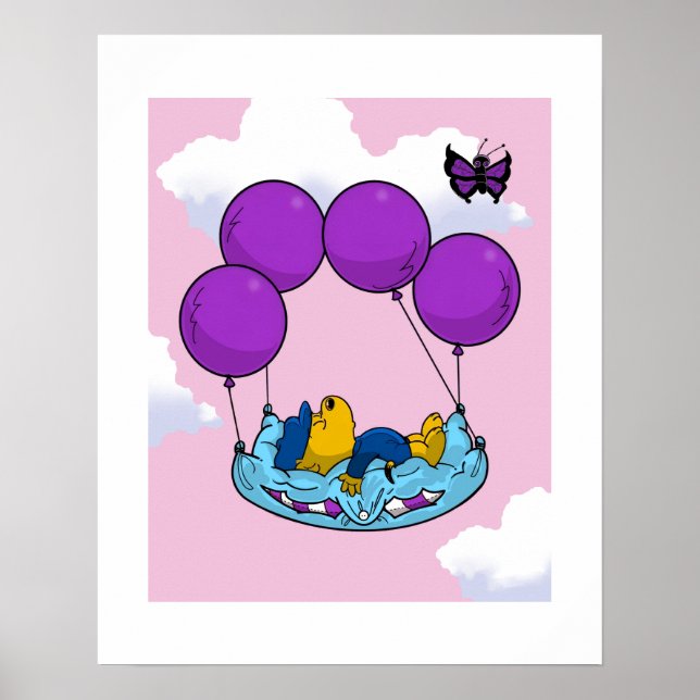 Affiche Ballons oreillers de Ferald (Devant)