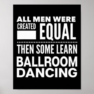 Affiche Ballroom Dancing Men Danseuses Danseuses Danseuses