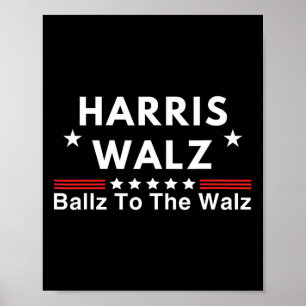 Affiche Ballz Au W Harris W 2024 Kalama Harris Waltz 2