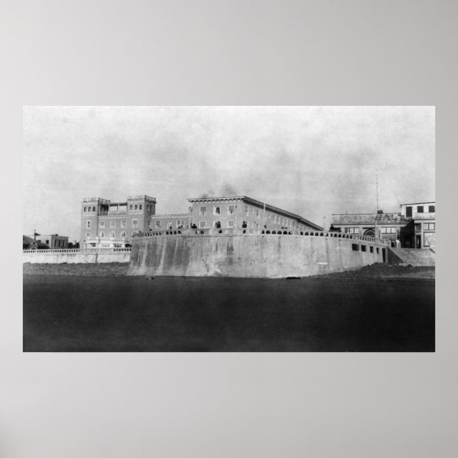 Affiche Balnéaire, Oregon Hotel et Turnaround (Devant)