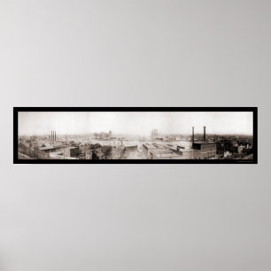 Affiche Baltimore Harbor After The Fire Photo 1904