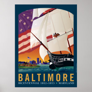 Affiche Baltimore : Par la lumière précoce de l'aube