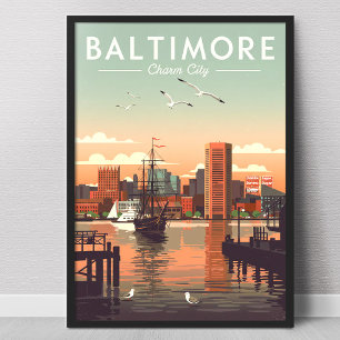 Affiche Baltimore vintage