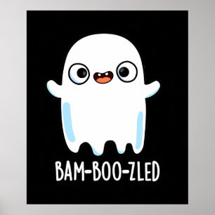 Affiche Bam-boo zled drôle Halloween jeu de fantôme BG fon