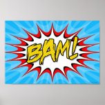 Affiche BAM Pop Art<br><div class="desc">BAM Pop Art Poster Poster Anime Cartoon Comic Fiction Manga</div>