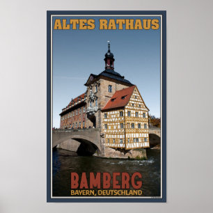 Affiche Bamberg - Altes Rathaus Portrait