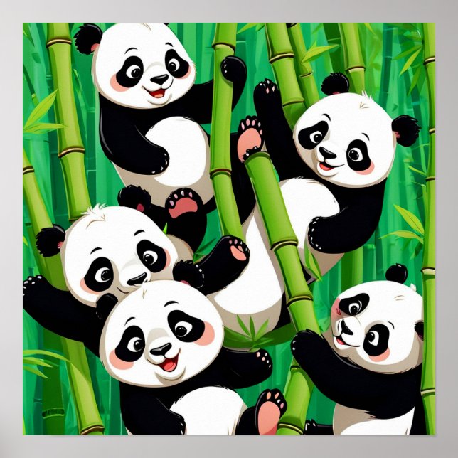 Affiche Bamboo Panda (Devant)