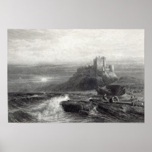 Affiche Bamborough Castle, engraved by S. Bradshaw