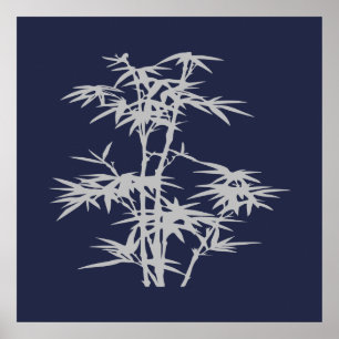 Affiche Bambou de style japonais zen asiatique