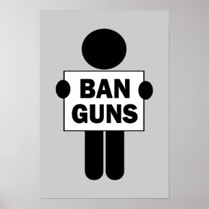 Affiche Ban Guns