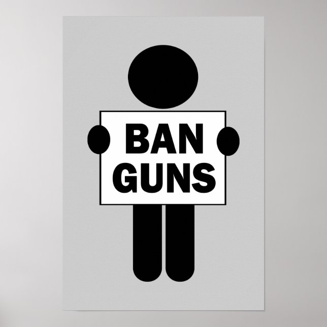 Affiche Ban Guns (Devant)