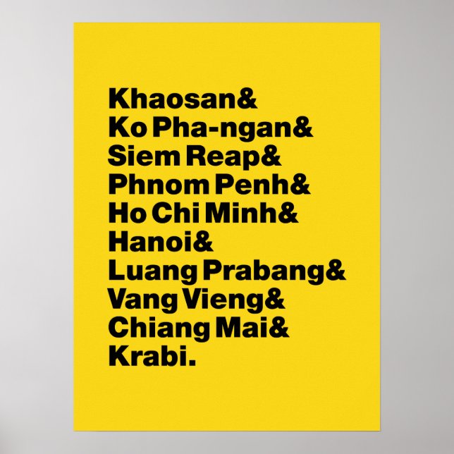 Affiche Banana Pancake Trail / Circuit (Devant)