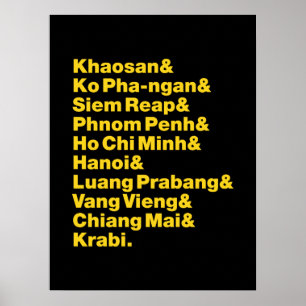 Affiche Banana Pancake Trail / Circuit