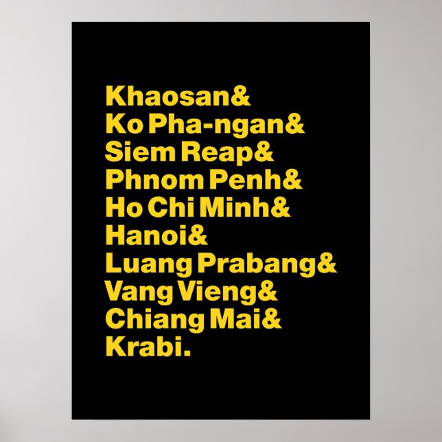 Affiche Banana Pancake Trail / Circuit (Devant)