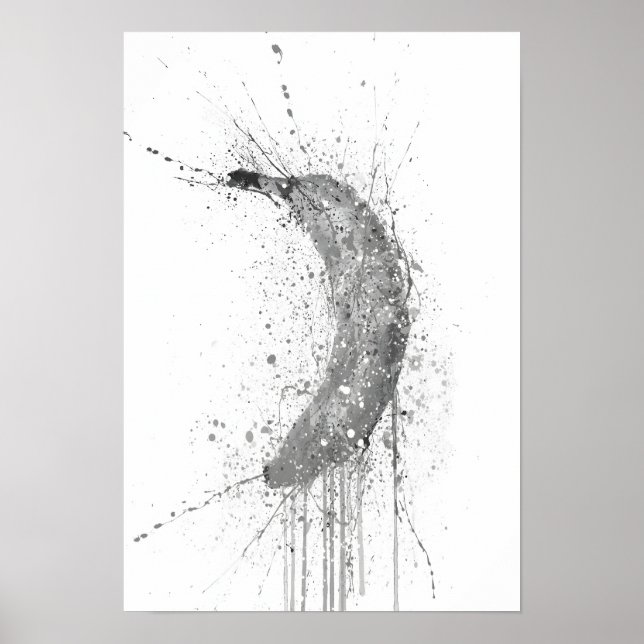 Affiche Banane Fruit Gris (Devant)