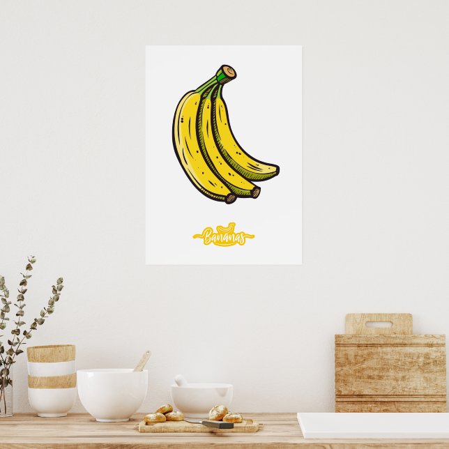 Affiche Bananes (Cuisine)