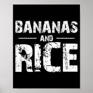 Affiche Bananes et riz