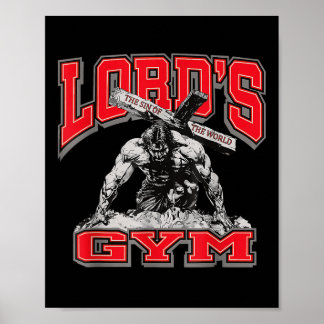 Affiche Banc de développé couché de Lords Gym Le Péché du