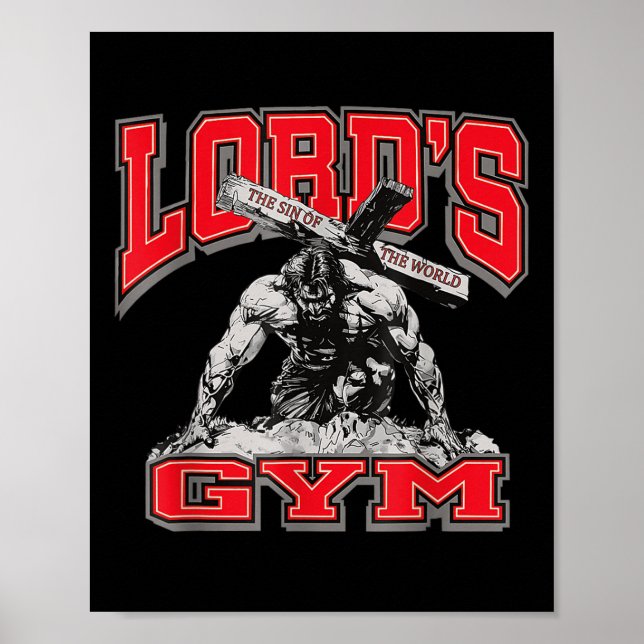 Affiche Banc de développé couché de Lords Gym Le Péché du  (Devant)