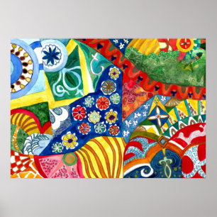 Affiche Banc de Gaudi 2.