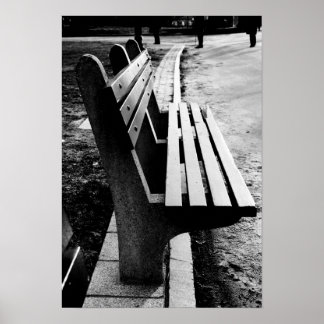 Affiche Banc de parc