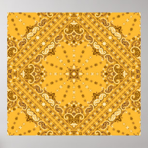Affiche Bandana Boho : Paisley Print Revival