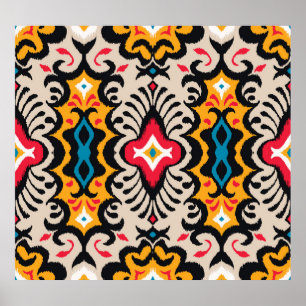 Affiche Bandana Print : Vintage Paisley Silk.